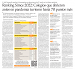 Ranking SIMCE 2022: Colegios que abrieron antes en pandemia tuvieron hasta 70 puntos más