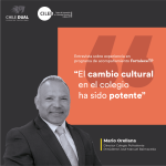Mario Orellana por su experiencia en Fortalece TP: “El cambio cultural en el colegio ha sido potente”