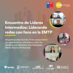 40 líderes intermedios de todo Chile participan en taller sobre redes en la Educación Media Técnico-Profesional 